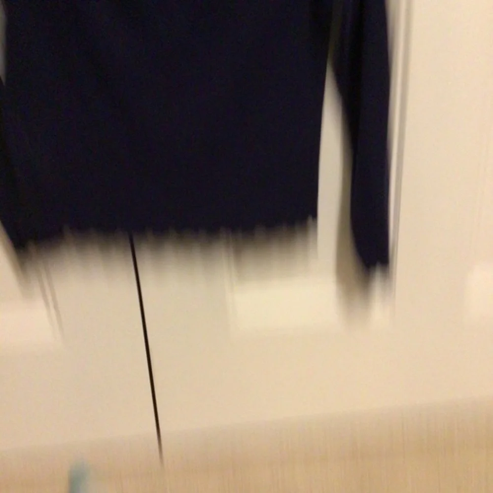 Justice Girls size 12 navy  top tie detail at neck